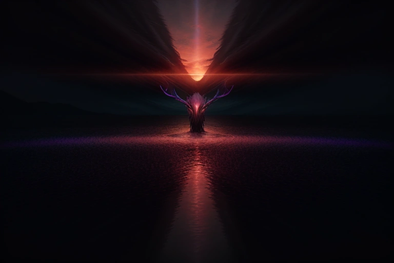 The Wendigo's Scream Resonates with the Cosmic Hum, Yet Its True Form Flees on the Wind Like a Mirage