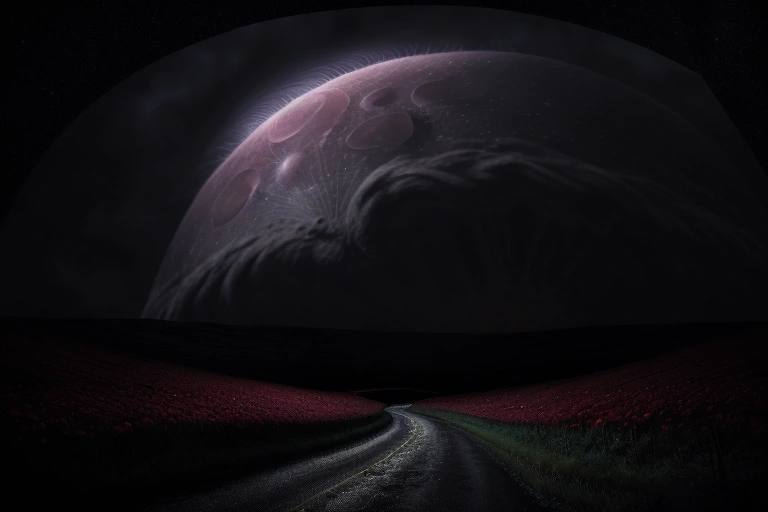 Ephemeral Nexus: Where Storm Oceans Meets Strawberry Skies