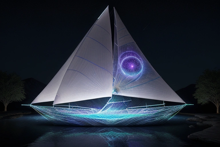 Ephemeral Sails of the Cosmic Weaver