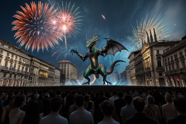 Firuz Vrak's Pyrotechnic Paradox: A Dragon's Dawn in Milan