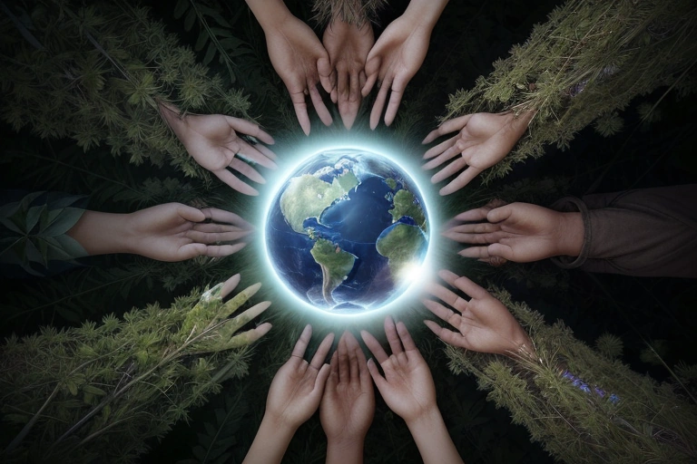 Regenerative Earth Symphony: Harmony from News